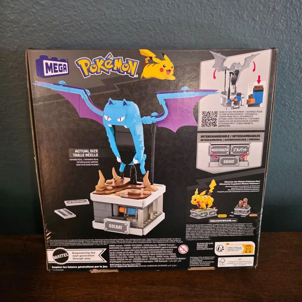 MEGA Pokémon Mini Motion Golbat *NEW & SEALED*